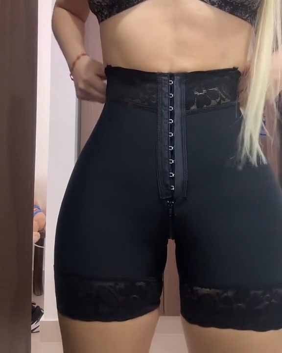 Lace High Waist Butt Lift Shaper Shorts
