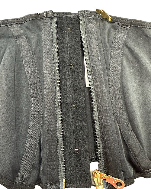 Black Super Skinny Mini Corset