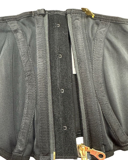 Black Super Skinny Mini Corset