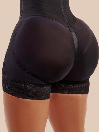 Classic Center Butt Lifter Effect Faja Women Slimming Fajas Lace Body Shaper