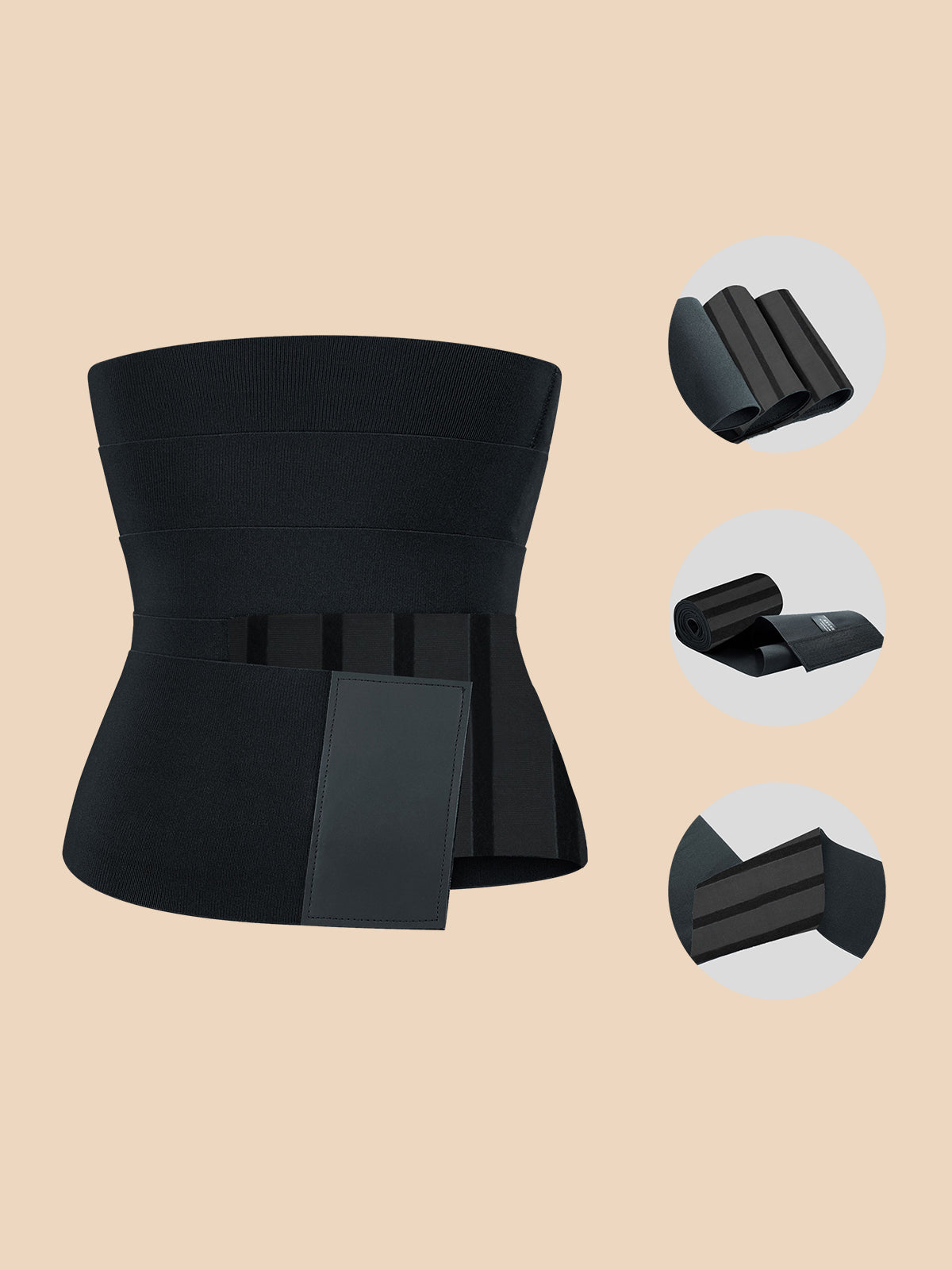 Waist Trainer for Women Sauna Belt Tummy Wrap Plus Size