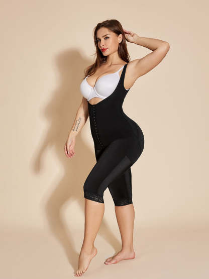 Fajas Colombianas Open Bust Body Shaper Butt Lifter Thigh Slimmer Shapewear