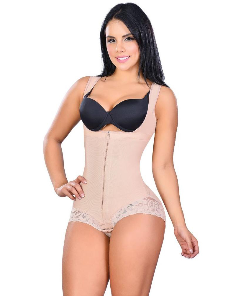 High Back Thick Straps Body Shaper compression Panty High Compression Line