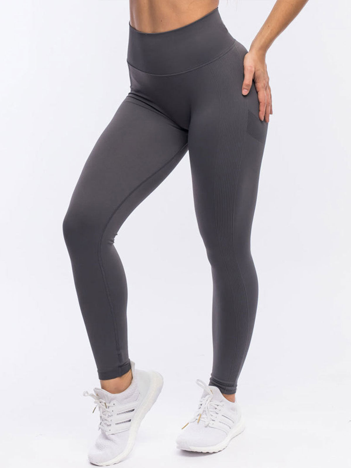 Women Peach Lift Seamless Workout Leggings High Waisted Scrunch Butt Yoga Pants Tights