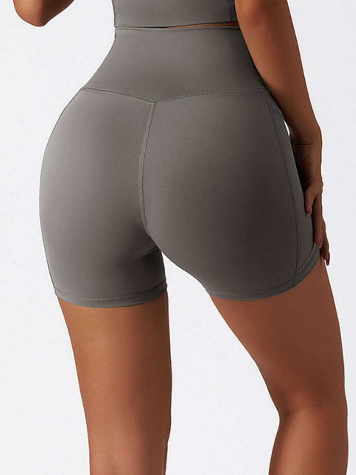 Quick-Dry Biker Shorts with Pockets