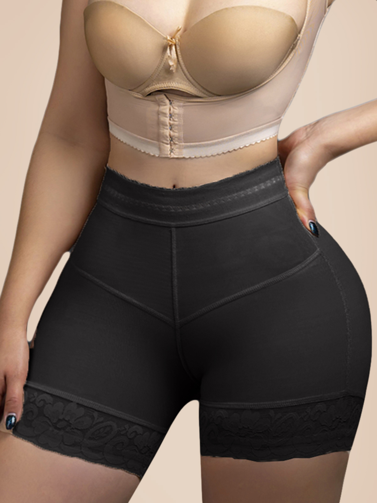  Post Liposuction High Compression Tummy Control Shorts 