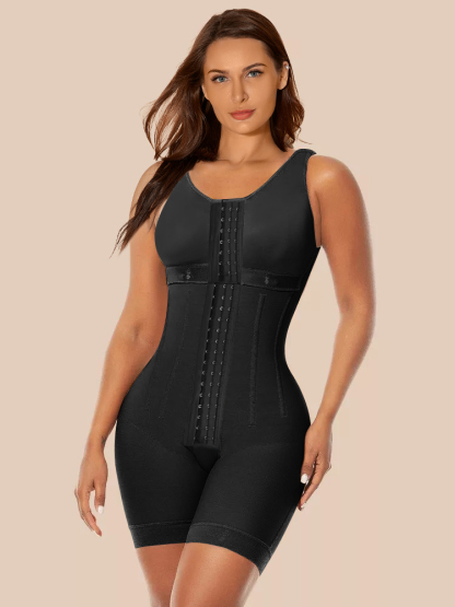 Women's Chest-Packed Body Shaper Postpartum Fajas Colombianas Ref 1018