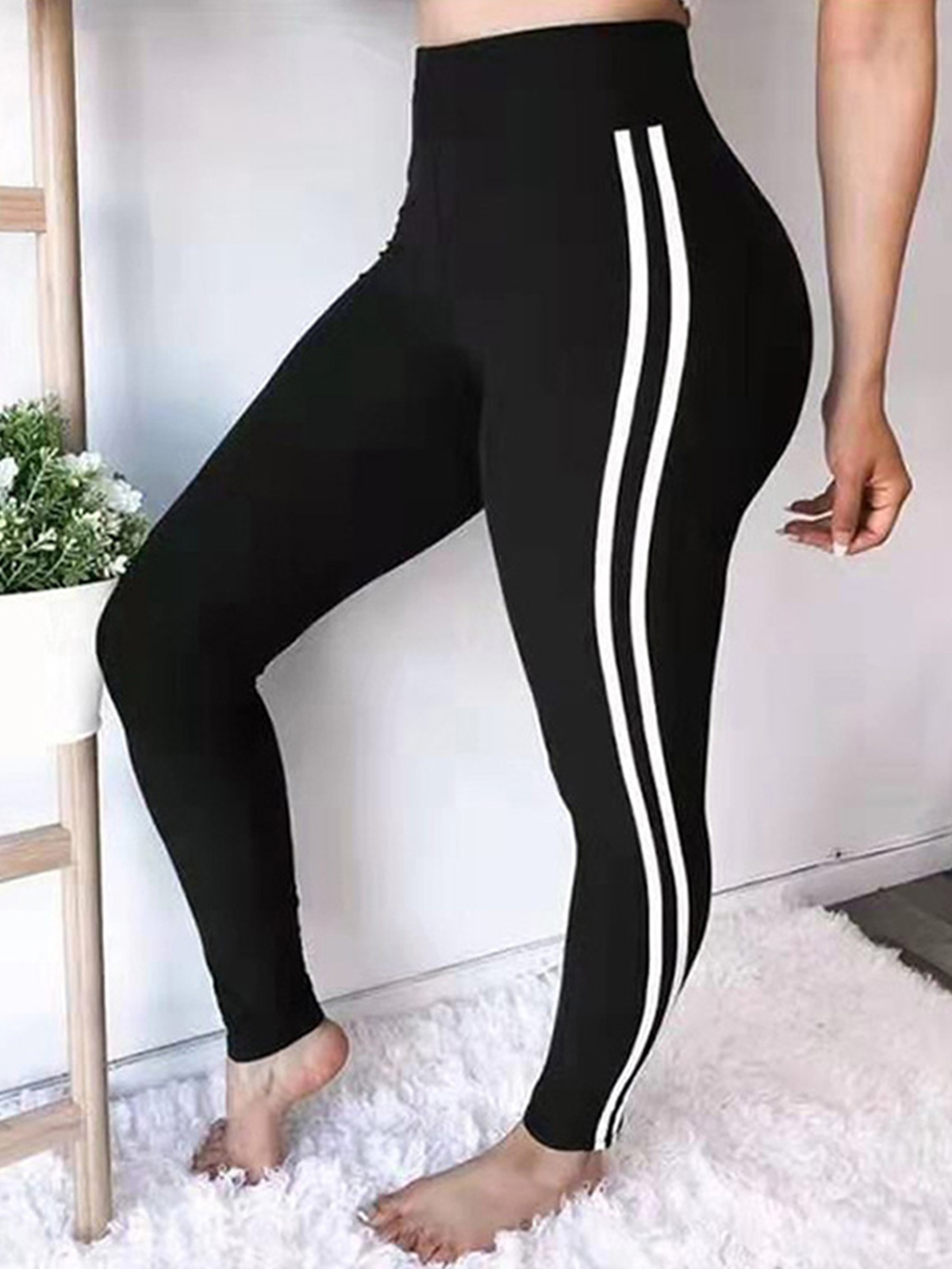 Fashion Elastic Pencil Butt Lifter Leggings Women Yoga Sport Pants