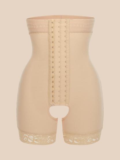 Women's Body Slimming Pants Waist Slimmer Shaper Postpartum Control Panties Open Bust Bodysuit