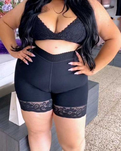 Plus Size High Waist Booty Shaper Short