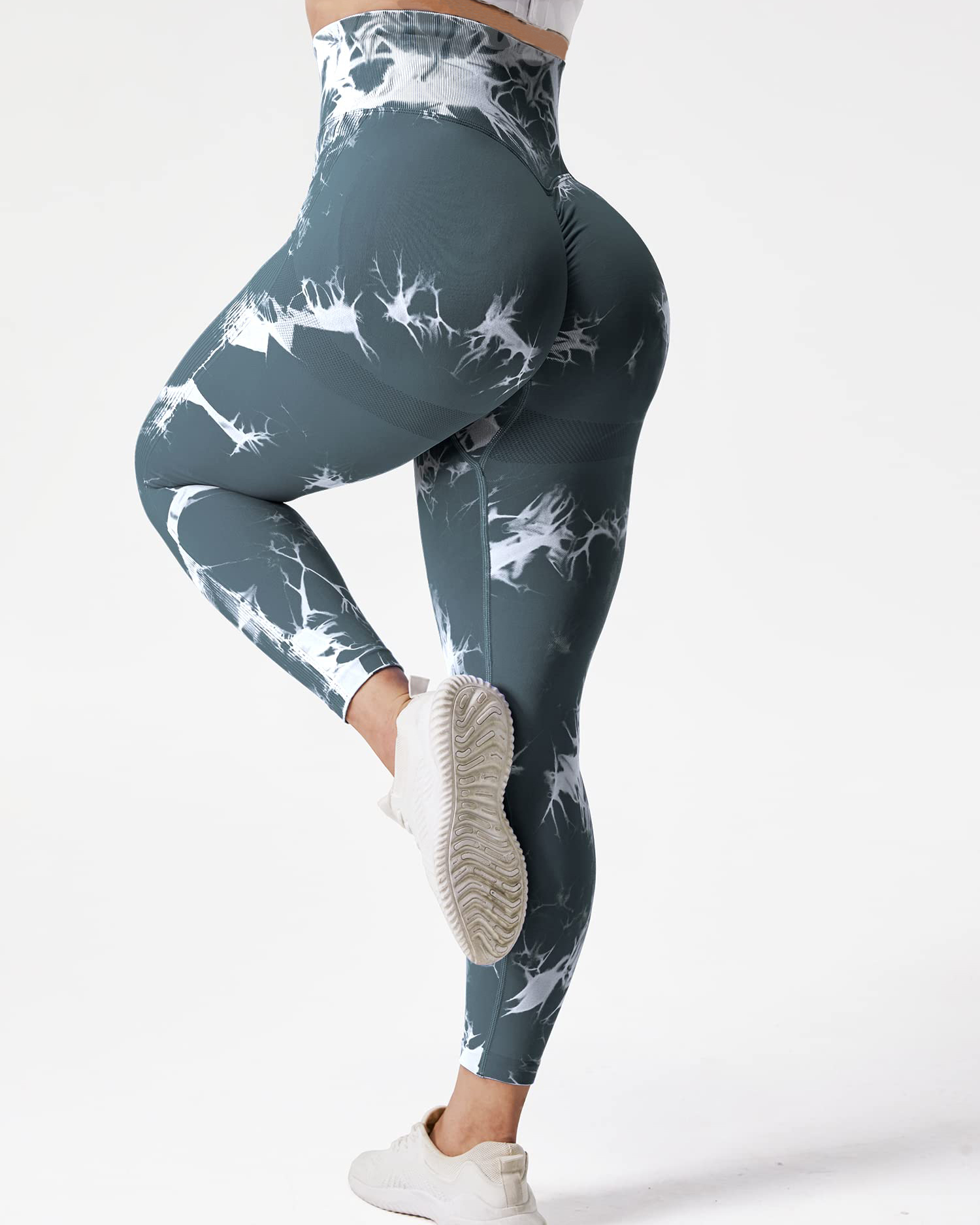 Seamless Leggings for Women High Waist Yoga Pants, Scrunch Butt Lifting Elastic Tights