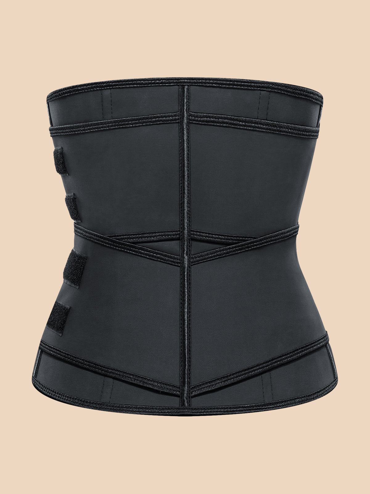 Corset Latex Buckle Waist Corset Belt Latex Rubber Straps Corset