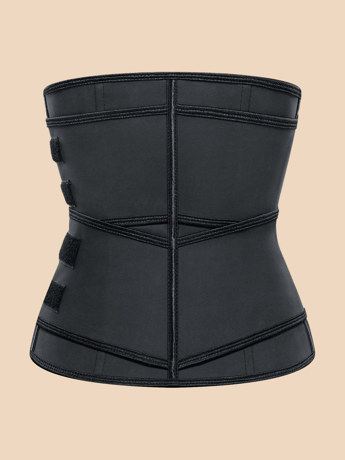 Corset Latex Buckle Waist Corset Belt Latex Rubber Straps Corset