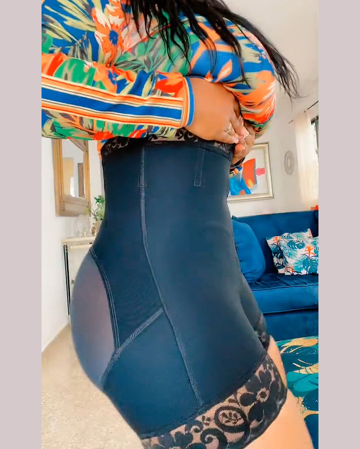 High Waisted Butt Lifter Zipper Shaping Short