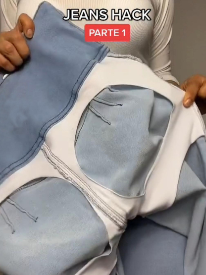 Women's Fashion High Waist Butt Lifter Curvy Jeans