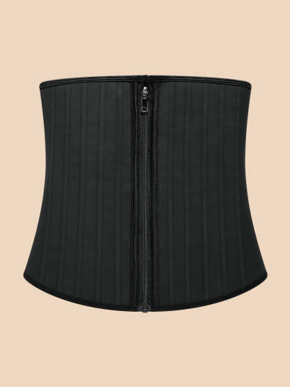 Corset Latex Buckle Waist Corset Belt Latex Rubber Straps Corset