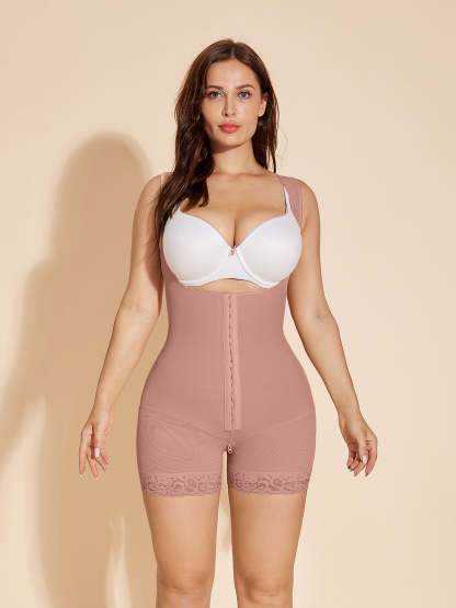 ChicCurve Adjustable Hook-eye Stage 2 Fajas High Compression Body Shaper 