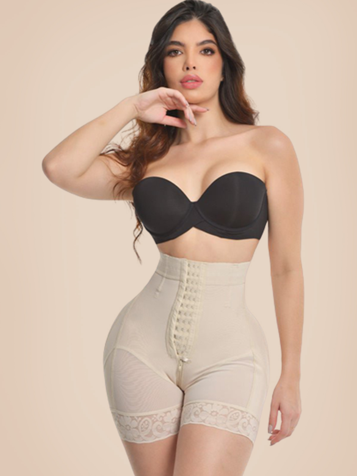 Double Size High Waist Push Up Short With Bootylicious Enhancement