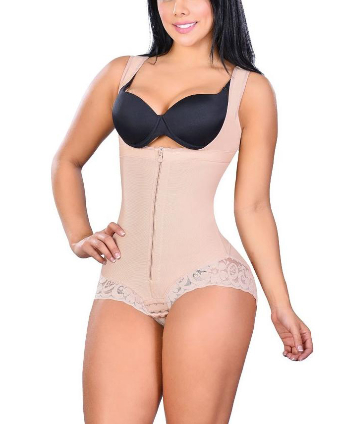 High Back Thick Straps Body Shaper compression Panty High Compression Line