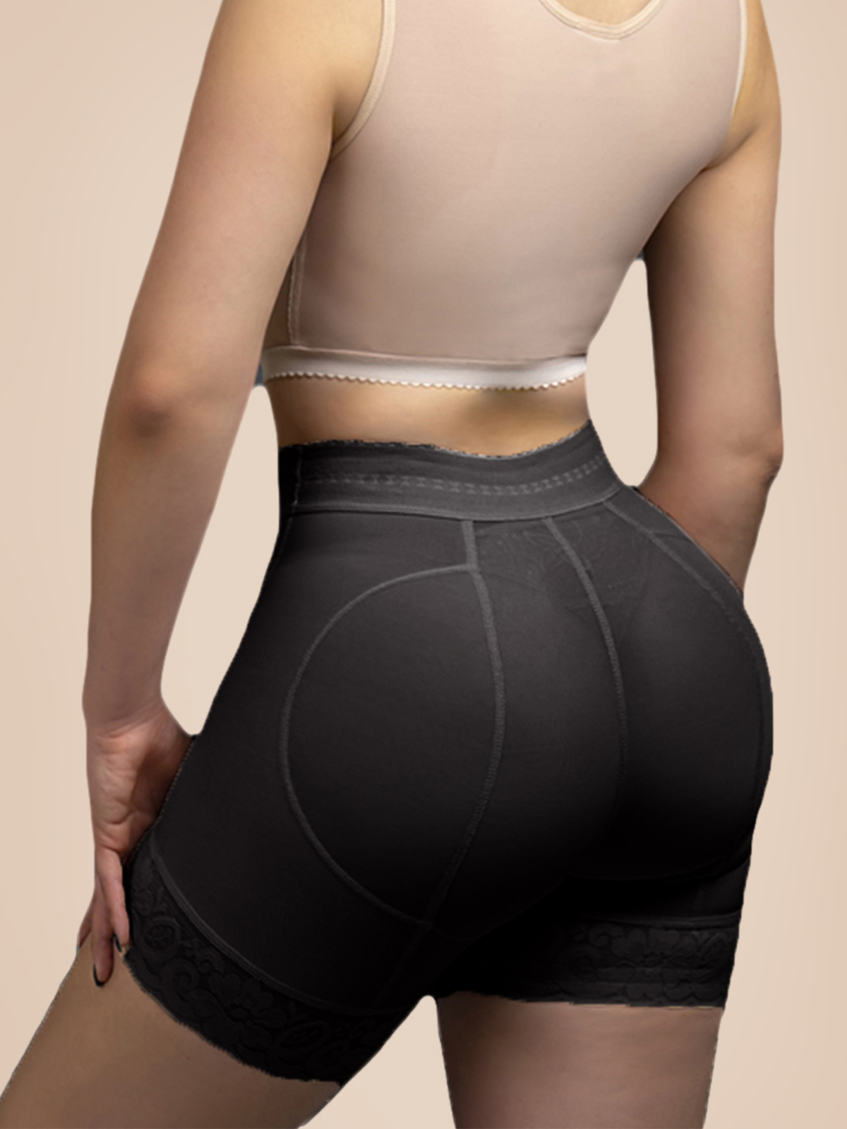  Post Liposuction High Compression Tummy Control Shorts 