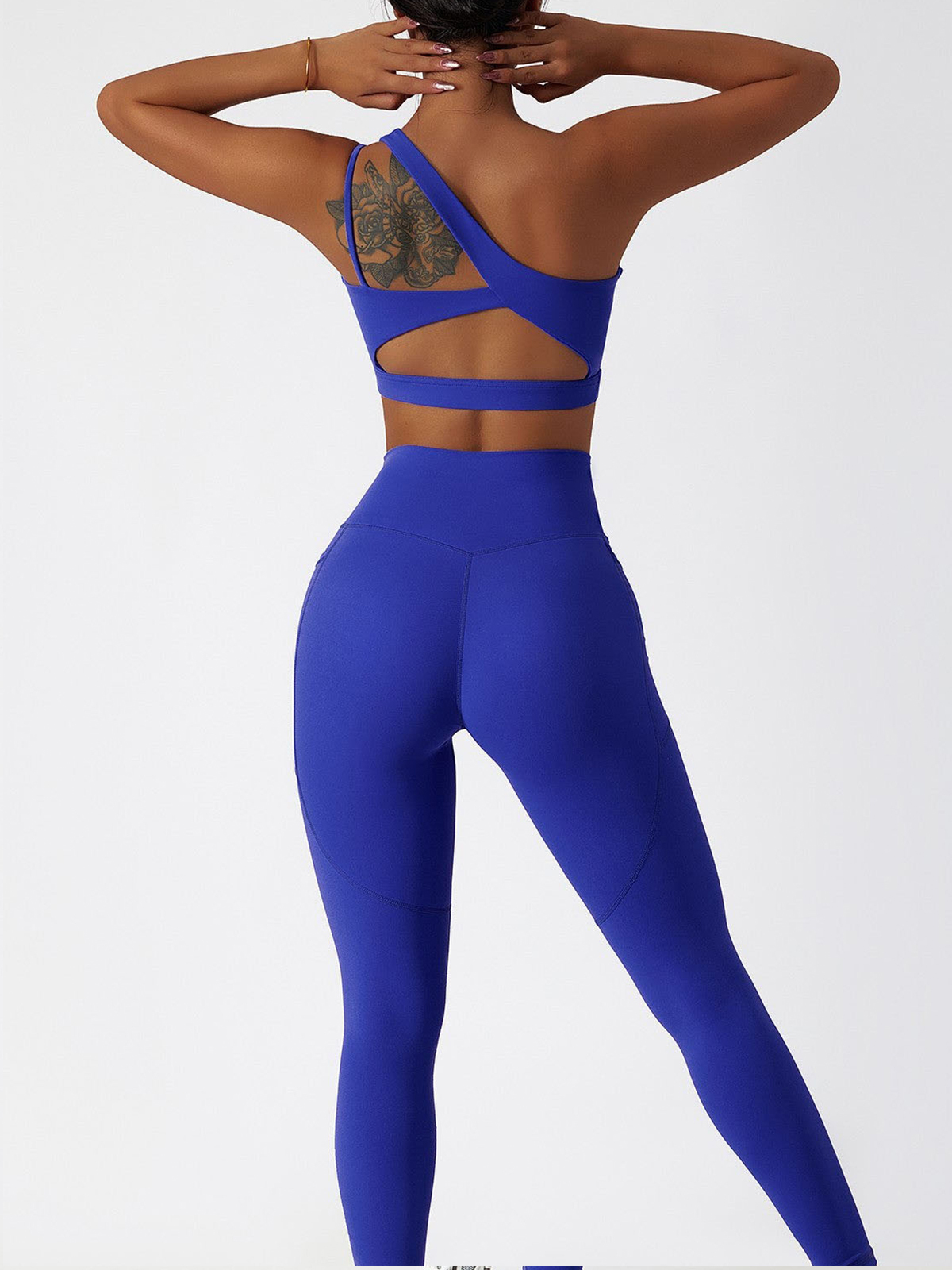 One Shoulder Asymmetrical Sports Bra