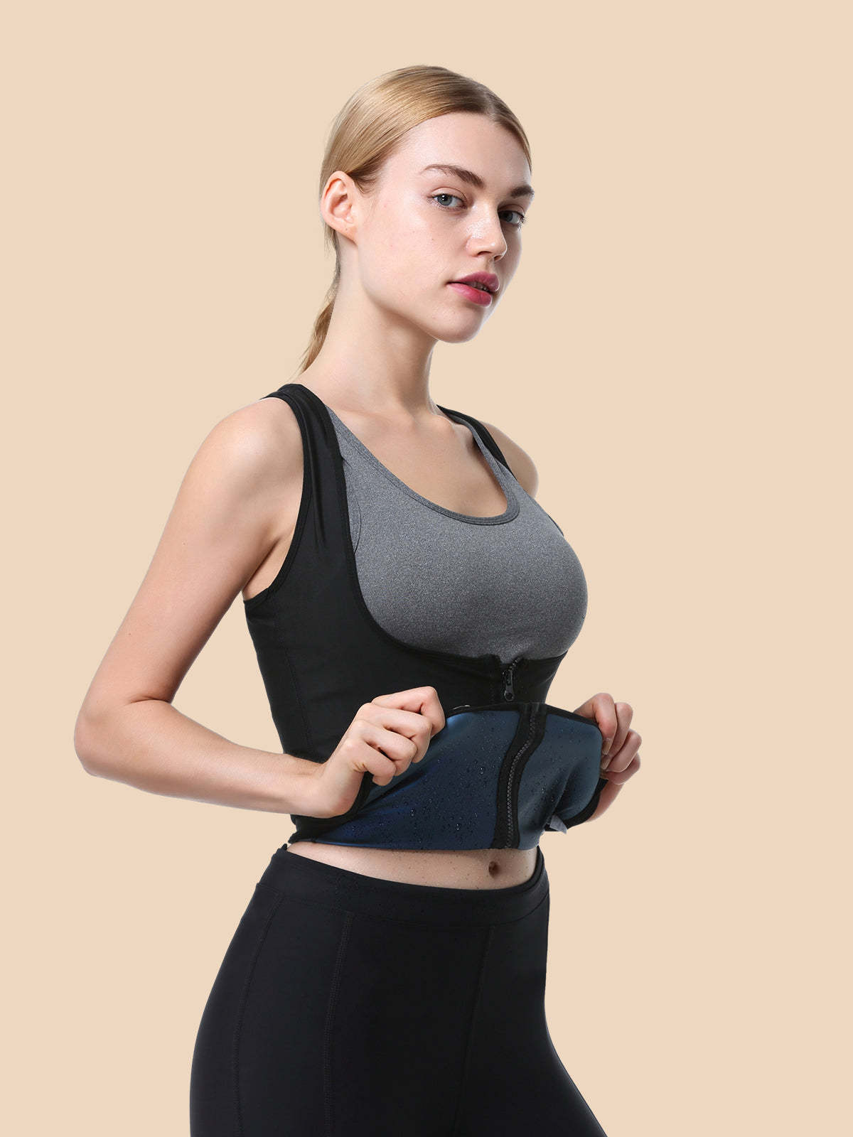 Corset Latex Buckle Waist Corset Belt Latex Rubber Straps Corset