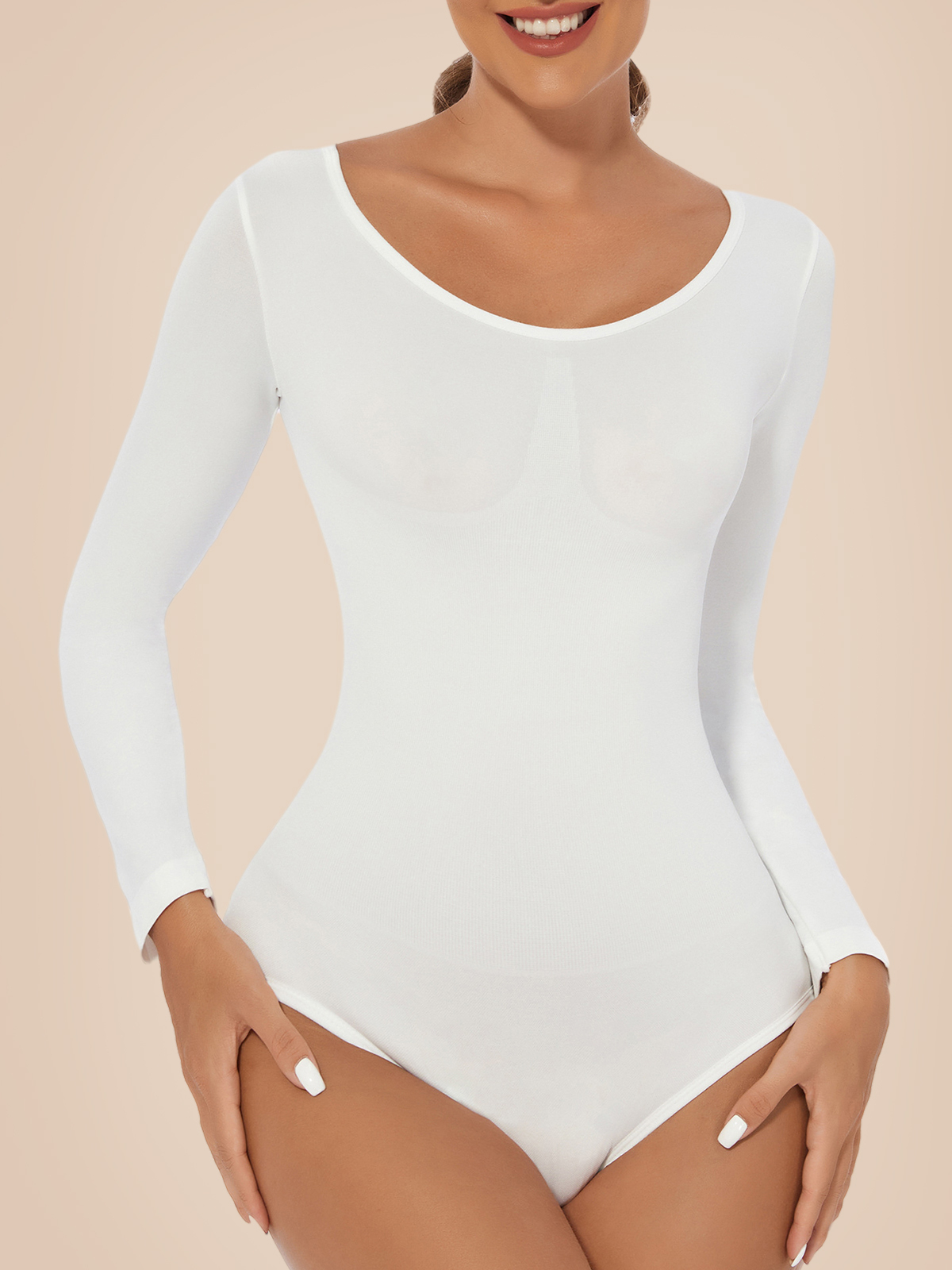 Tummy control butt lift bodysuit