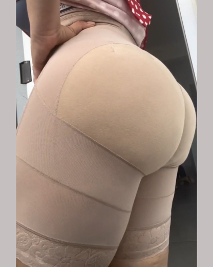 Lace High Waist Butt Push up Invisible Shaping Shorts