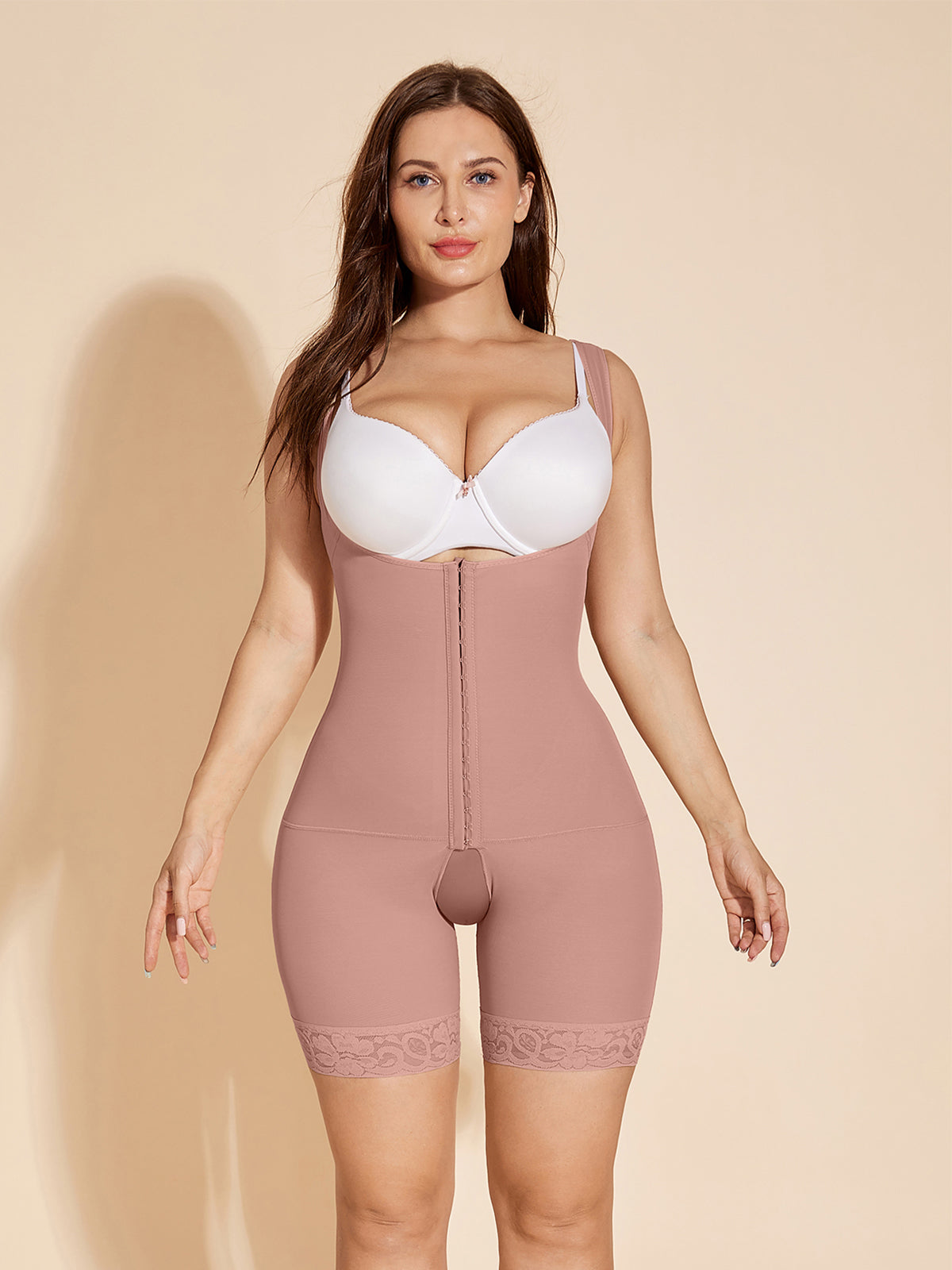 ChicCurve Tummy Control Body Shaper Open Bust Shapewear
