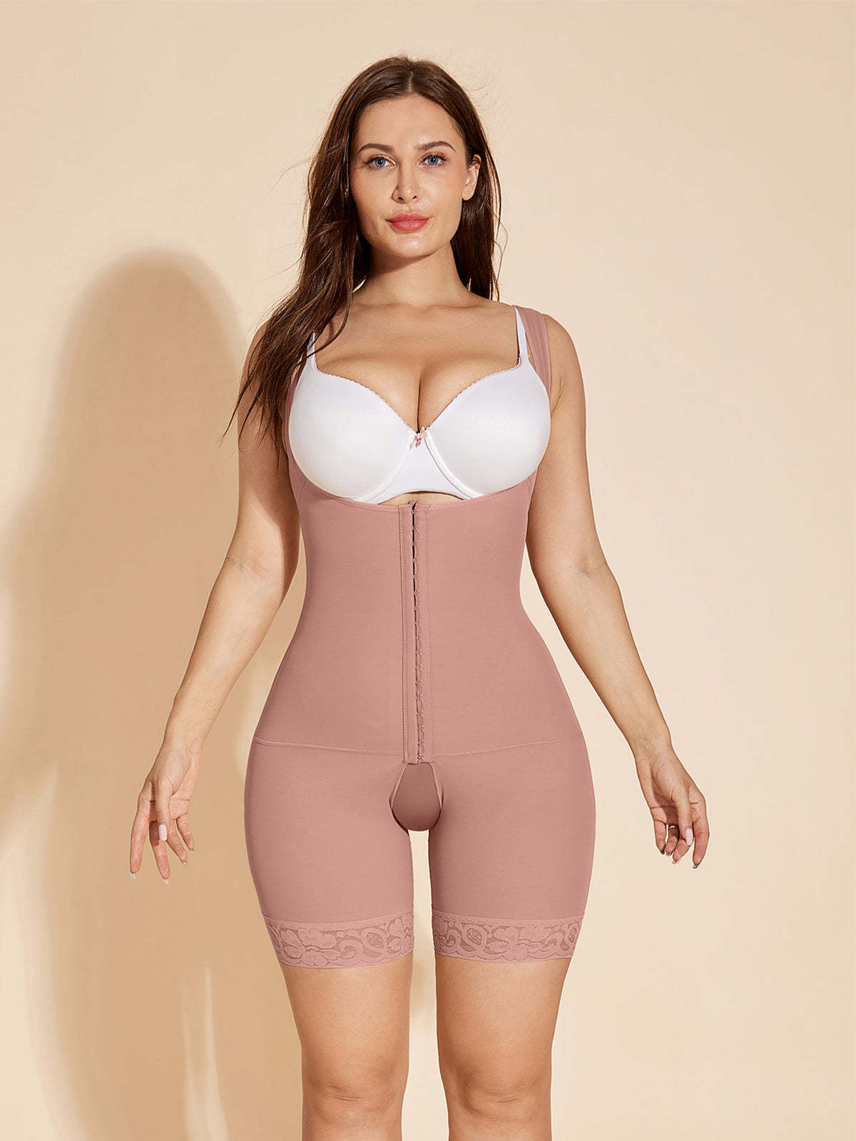 ChicCurve Tummy Control Body Shaper Open Bust Shapewear