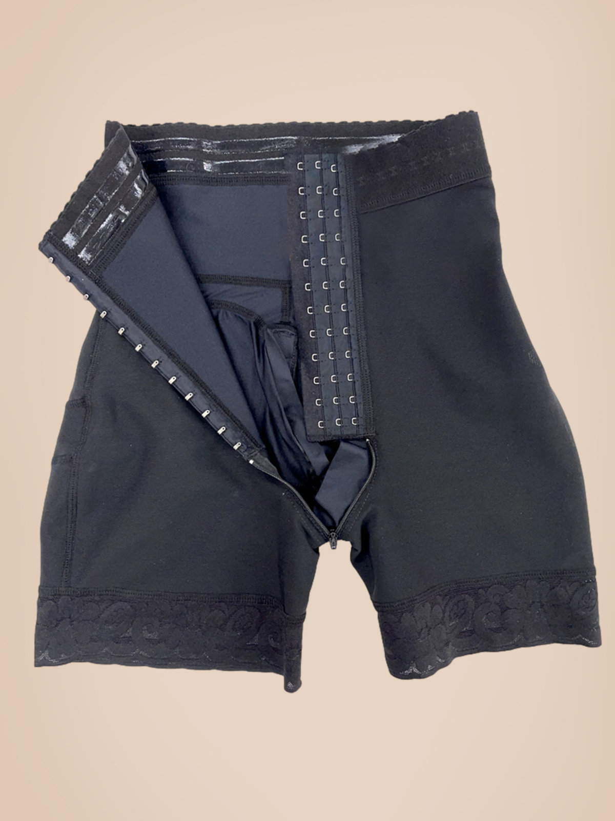 Slimming Fajas Lace Butt Lifter  Charming Curves Butt Lifting Short 3 Hooks