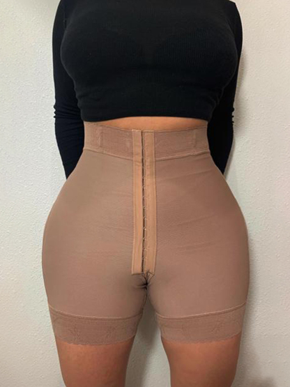  High Compression Garment (powernet) Butt Lifter 3 Hook Butt Lifting Shorts 