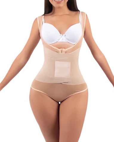 Tummy Control Shapewear Bodysuit with Belt