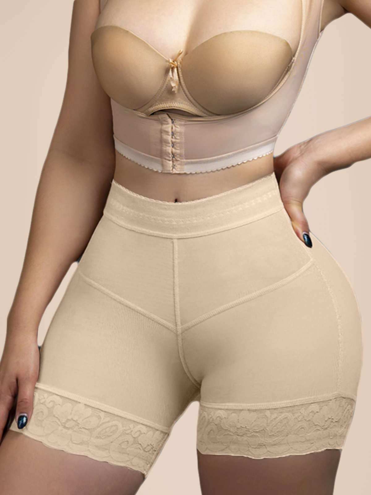  Post Liposuction High Compression Tummy Control Shorts 