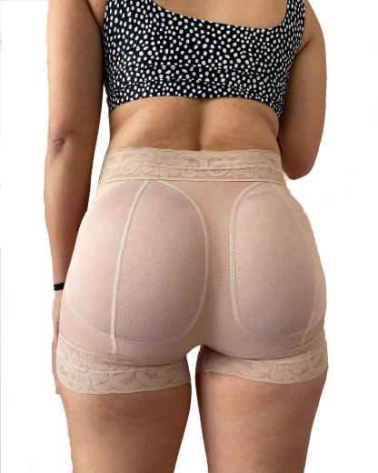 Butt Lifter Short At The Waist With Cheeky Rods