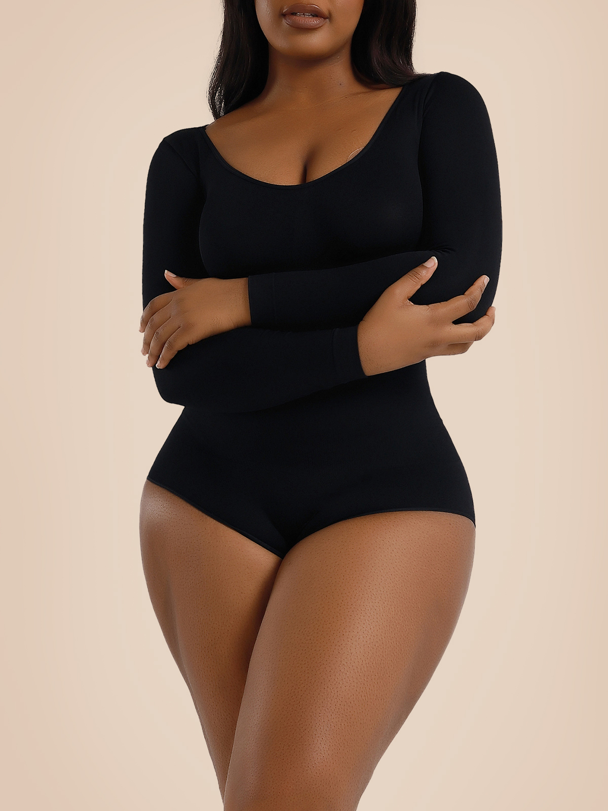 Tummy control butt lift bodysuit