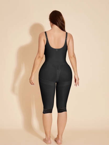 Full Body Control Shapewear Post Surgery Women Body Shaper - Black