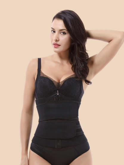 Body-Shaping Zip-Reinforced Neoprene Corset