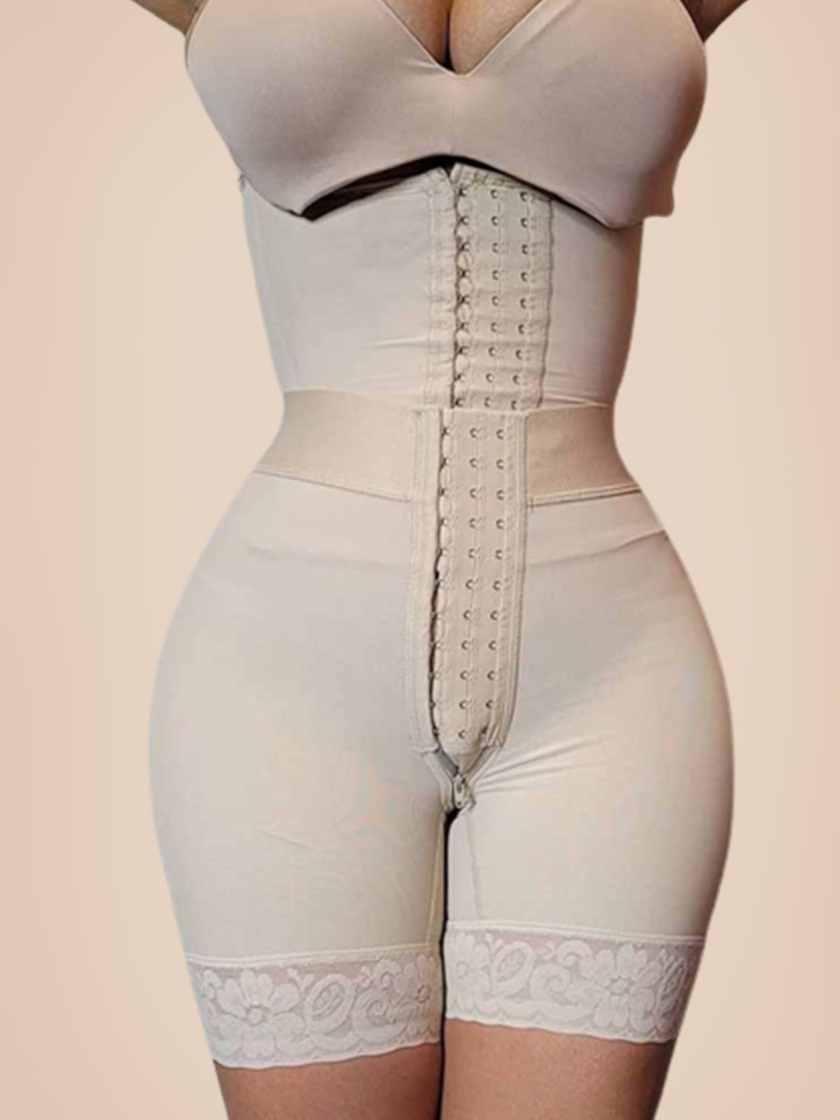 Butt Lifter Compression Garment Front Closure Tummy Control