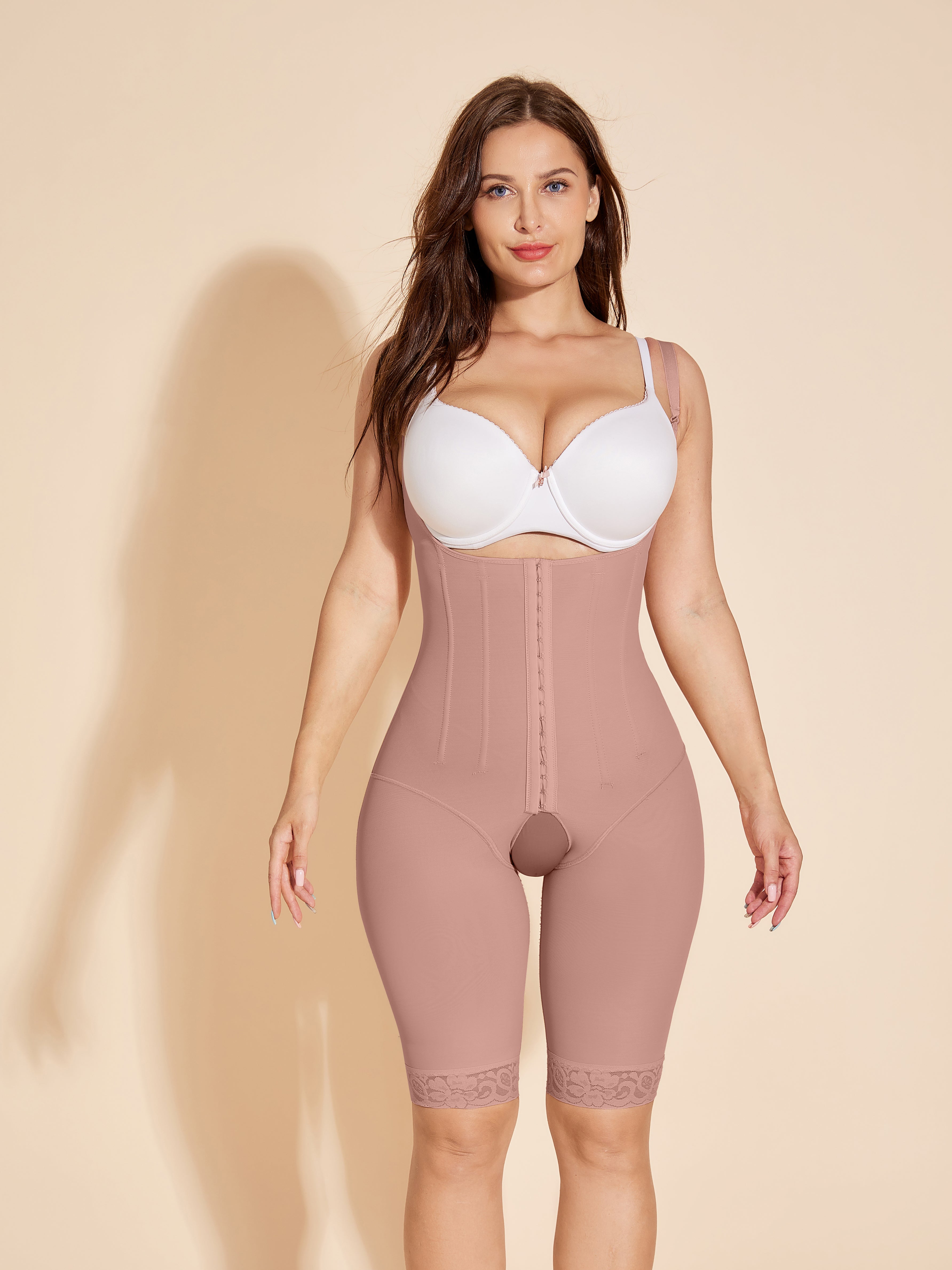 ChicCurve Women Body Shaper Tummy Control Boned Shapewear Corset 