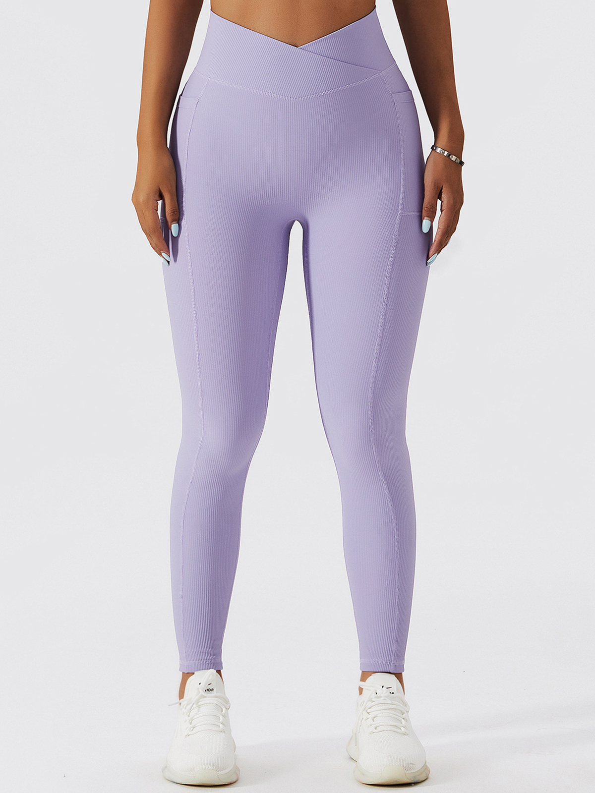 High Waist Fitness Pants Skinny Peach Hip Lift Running Pants