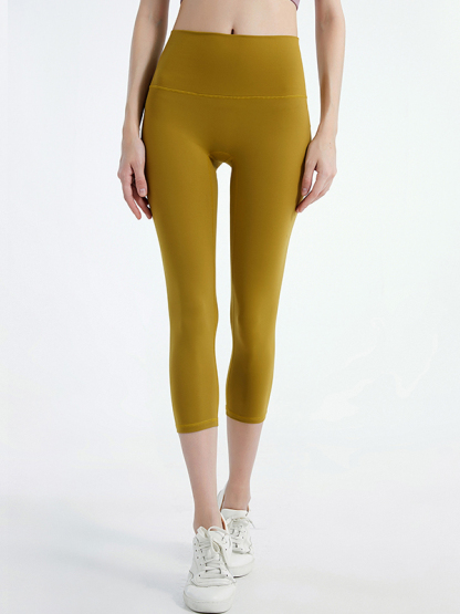 High Waist Hip Lift Sculpting sport cropped pants