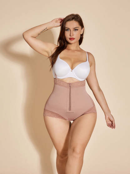 Low Back Women Slimmer Bodysuit Tummy Control Shapewear