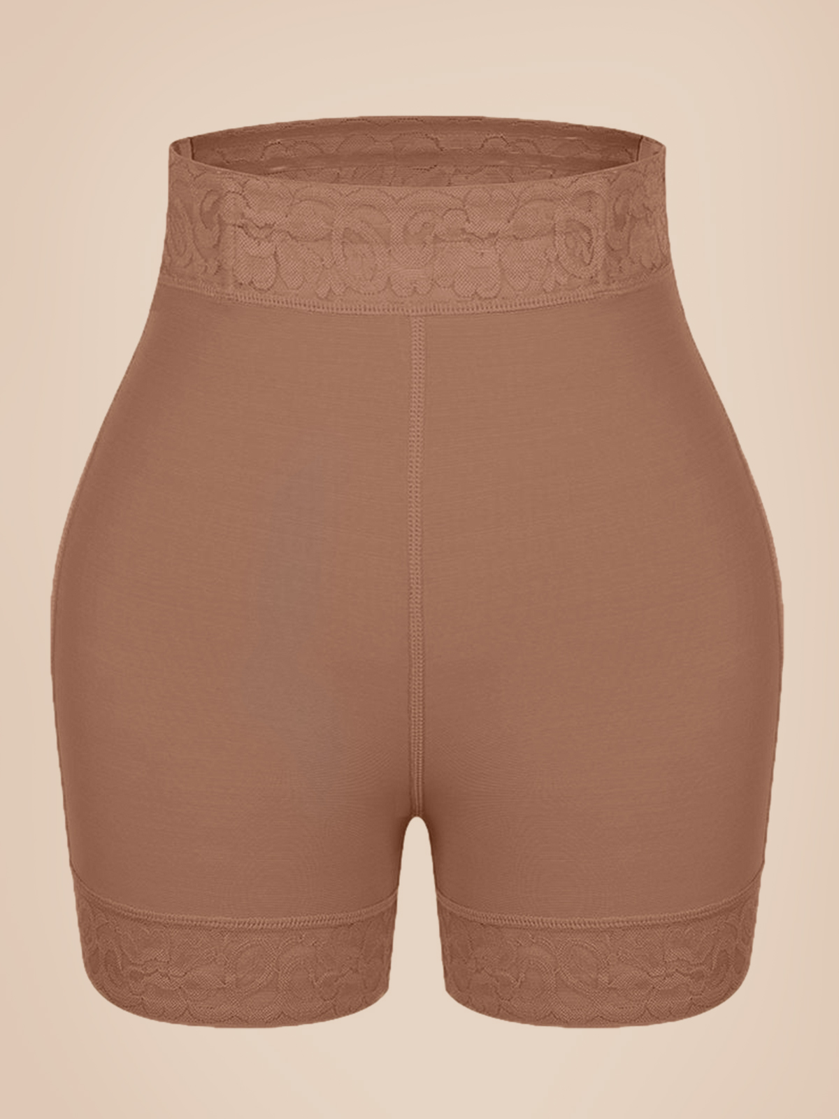 Mid-Waist Shaping Shorts Shapewear Panty With Anti-Rolling Lace Tummy Control Underwear For Women Butt Lifter