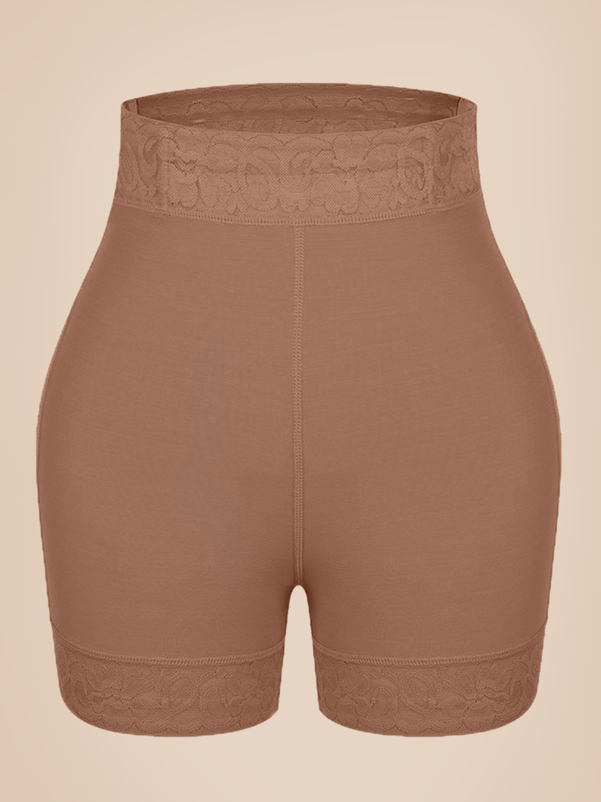 Mid-Waist Shaping Shorts Shapewear Panty With Anti-Rolling Lace Tummy Control Underwear For Women Butt Lifter