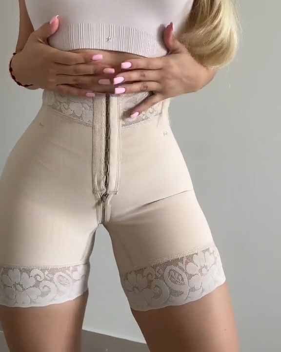 Lace High Waist Butt Lift Shaper Shorts