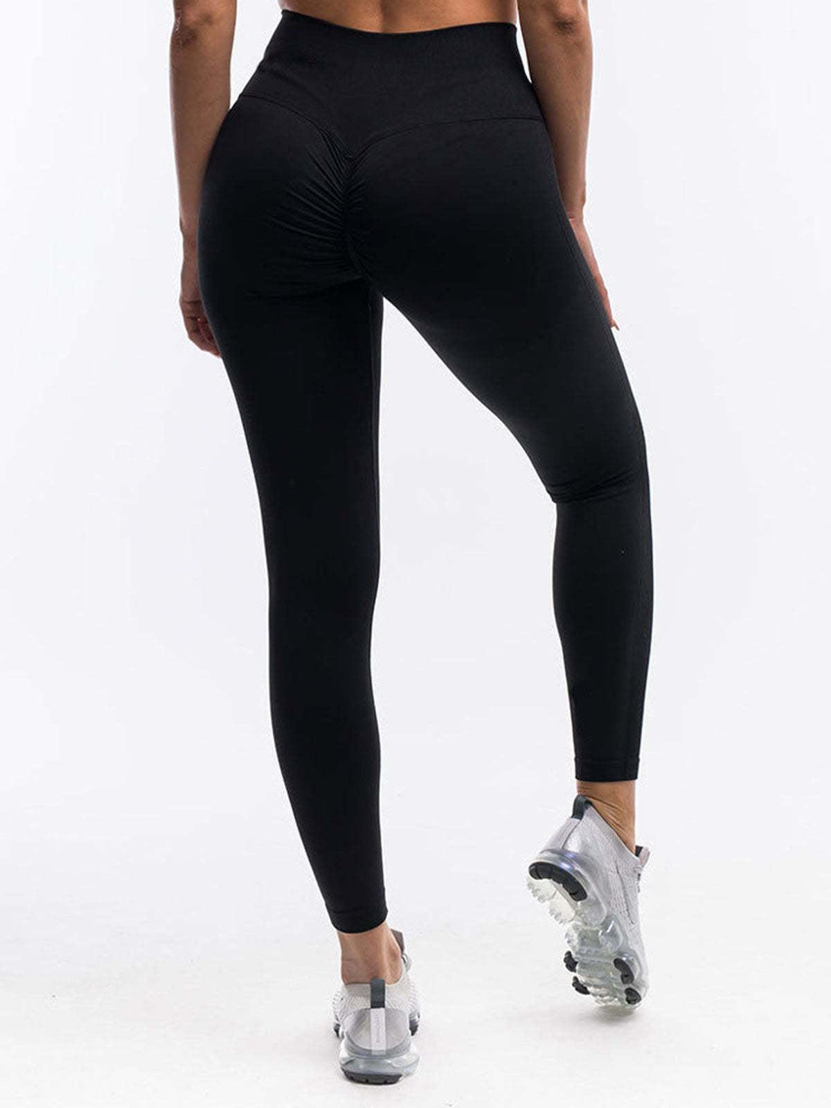 Women Peach Lift Seamless Workout Leggings High Waisted Scrunch Butt Yoga Pants Tights