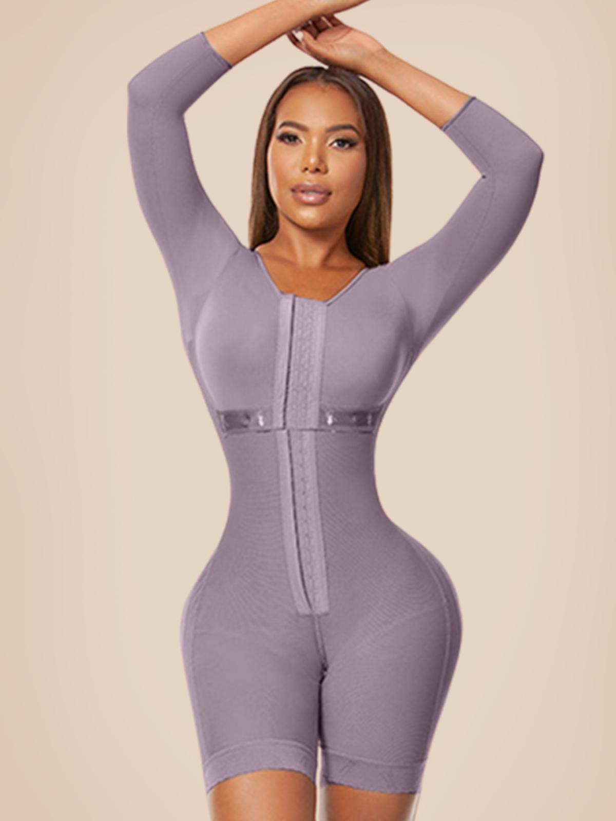 Full Body Shaping Bodysuits for Long Sleeve Compression Garments after Liposuction Postpartum Shapewear for Women