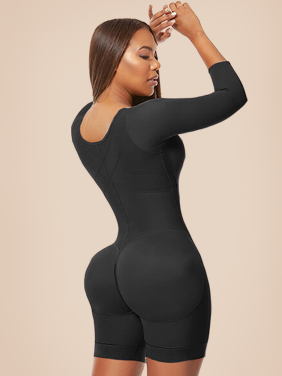 Full Body Shaping Bodysuits for Long Sleeve Compression Garments after Liposuction Postpartum Shapewear for Women