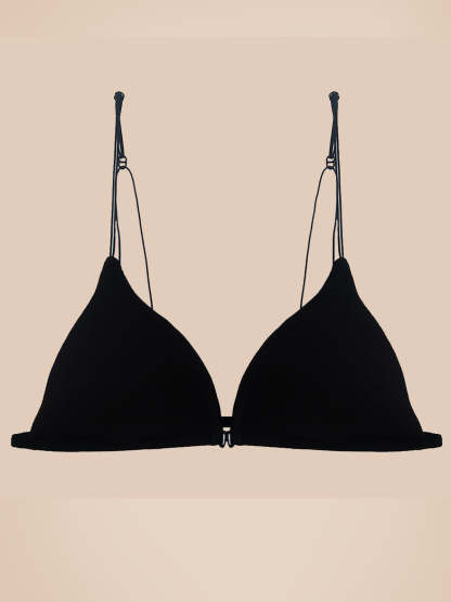 french front button underwear bra